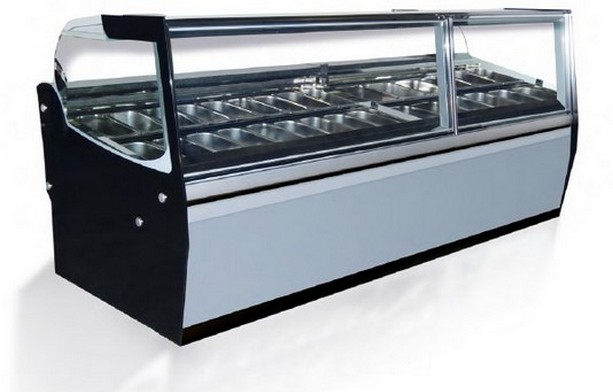 Vetrina Gelato Linea Kuadra